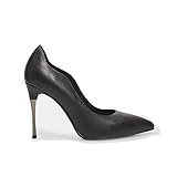  BATA Décolleté da Donna Wave con Tacco a Spillo Argentato Comodi Eleganti Casual