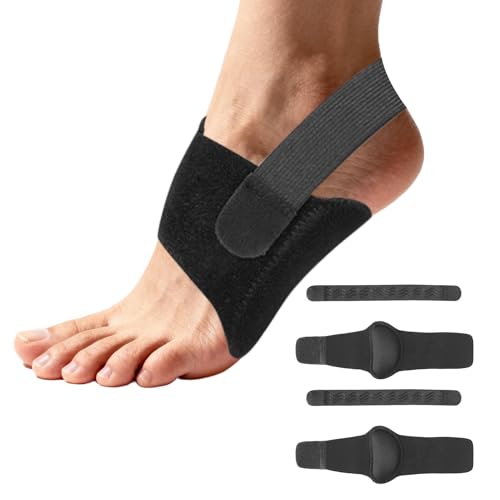 MERQUU Orthèse Soulagement pour Fasciite Plantaire, Fasciite Plantaire, Aponévrosite Plantaire, Soulagement Douleur de la Fasciite Plan taire pour Applicable à Homme et Femme, pour Pieds Plats Voûte.