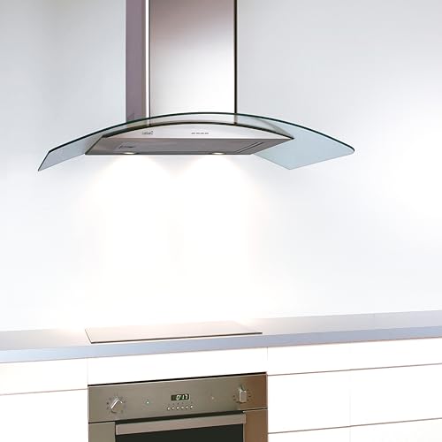 Cata Gamma 900 Cappa Cucina Tipo Decorativa Motore 280W Classe Energetica A 3 Livelli Di Aspirazione Pannello Di Controllo Elettronico Finitura In Acciaio Inox - 4