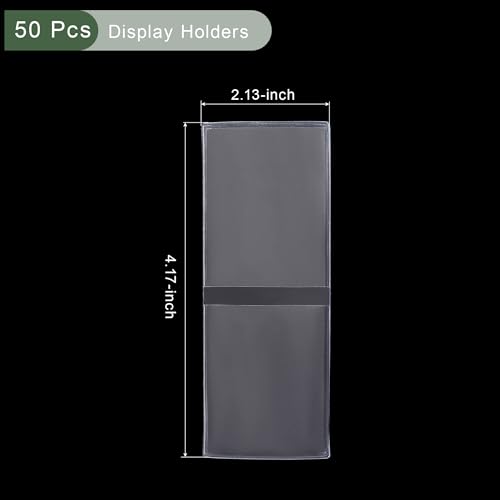 Protectores para Monedas YOKIVE 50 piezas Transparentes 2.13x4.17 in miniatura 3