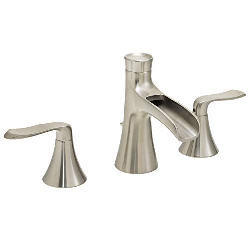Speakman SB-1221-E-BN Caspian 8 in. Widespread Bathroom Faucet, Brushed Nickel