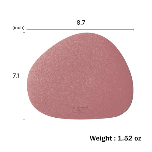 Image of GREEDY FARMERS Mouse pad, Non-Slip Washable Waterproof Computer Mouse pad (Misty Rose)