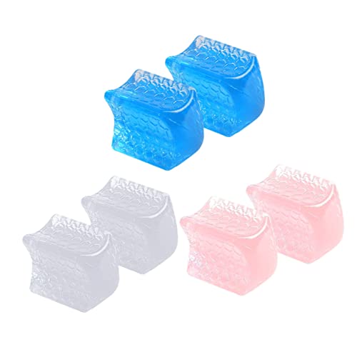 PartyKindom 6pcs Toe Separators for Women Foot Pads Toe Spreaders Comfortable Hallux Correctors for Shoes