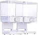 Imagen de Dispensador Doble para Cereales y Snacks, Blanco