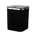 Bxsytaxvhbaljt Dustbin. Golden Luxury Desktop Trash Can Sypialnia Kuchnia Biuro Mini Tabela Kosza Kosza Z Pokrywą (Color : Black)
