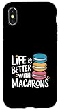 Photo Gallery pasticceria francese macaron lover baker cuocere al forno donne uomini custodia per iphone x/xs Photo Gallery pasticceria francese macaron lover baker cuocere al forno donne uomini custodia per iphone x/xs