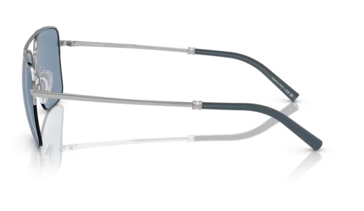 Oliver Peoples 0OV1343S R-2 506380 Blue Ash-Silver/Marine Square Men's Sunglasses, 56/18/1453