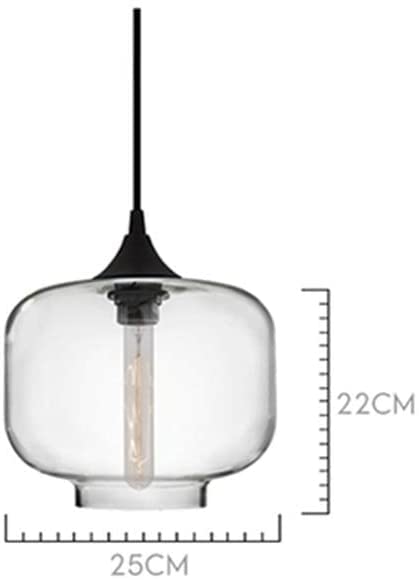 Accesorios de iluminación para colgar de vidrio soplado moderno 3
