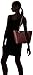 Calvin Klein Hayden Saffiano Leather East/West Top Zip Chain Tote, Merlot