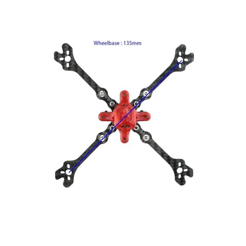 Châssis carbone Keel135 antichoc pour protéger votre caméra FPV - 7