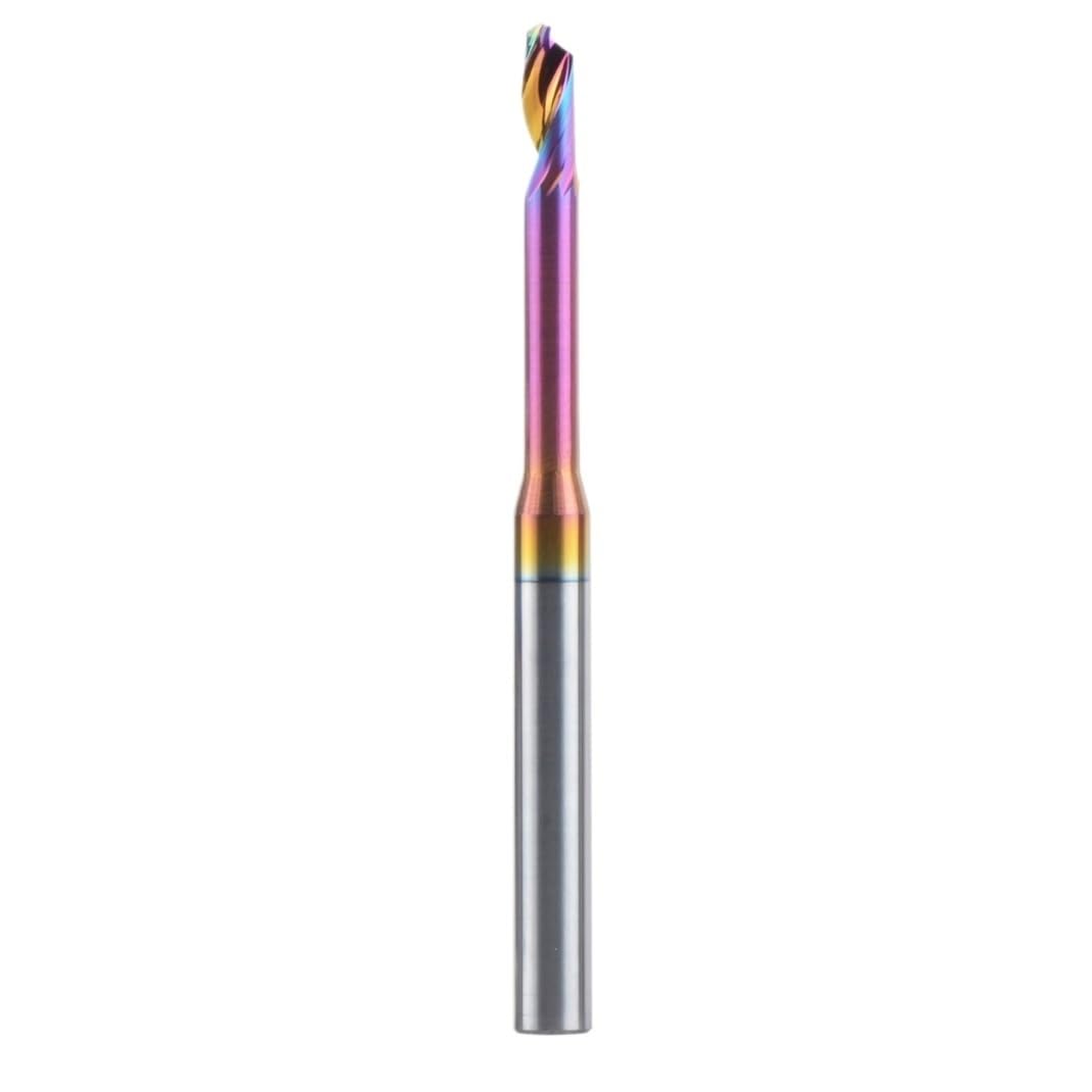 1 szt. Frez walcowo-czołowy powlekany 3, 4, 5, 6, 8 mm, jednoostrzowy, do cięcia CNC drzwi aluminiowych i okien(D6.0-L16(45)-100)