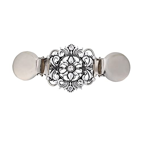 Broche de châle vintage et fermoir de foulard en clip pour pull femme