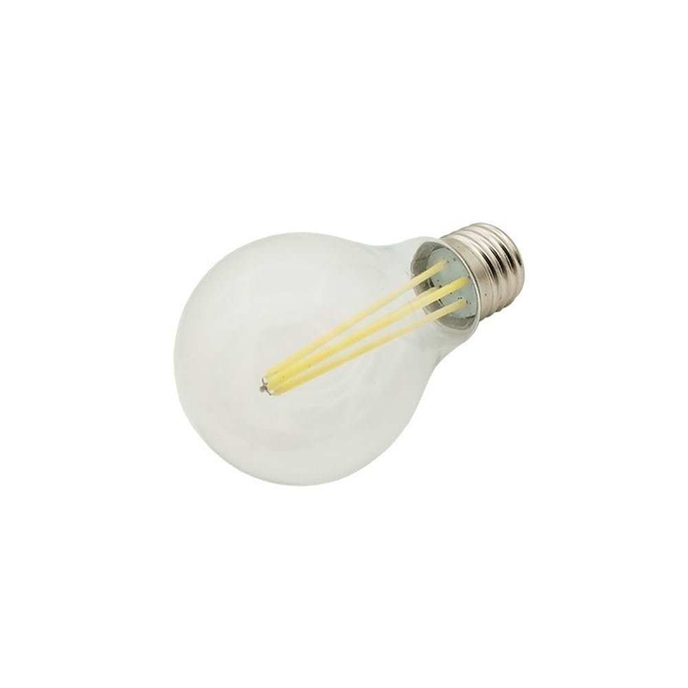 Fengyan Bombillas domésticas, Paquete de 20 bombillas LED de filamento A60, 4 W, E27, CC 12 V/24 V/48 V, estilo retro, transparentes, for decoración de Edison. Iluminación doméstica(Warm White 3000K,E