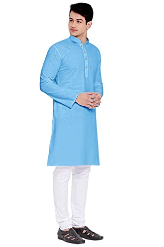 Image of trustous Mens straigth Solid Kurta Pyjama Set Combo in 100% Cotton with 16 Colour Option and Size are XS to 3XL for (Birthday,Wedding, Ceremony, Casual, Engagement)