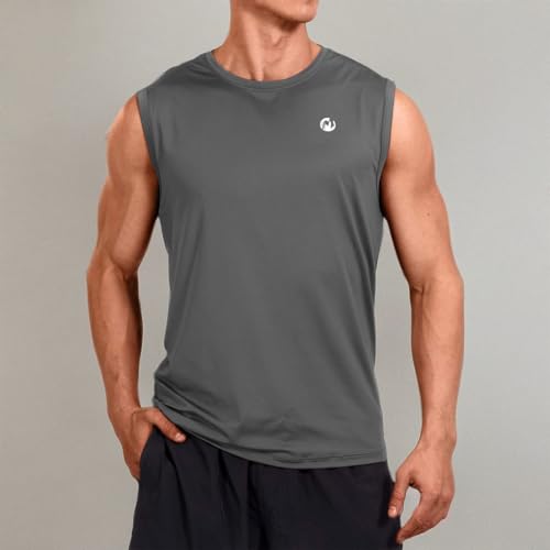 Image of M MOTEEPI Mens Sleeveless Muscle Shirts Workout Athletic Gym Tank Tops Quick Dry