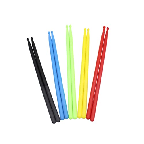 Set de baquetas de nylon ligeras negras para batería miniatura 3