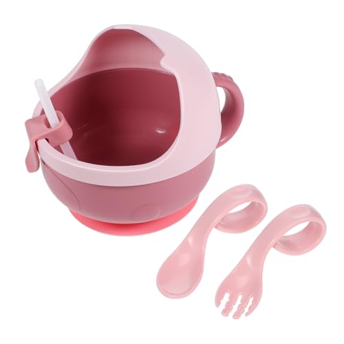 MOBUTOFU 1 Juego Juego De Cuencos Antiderrames Cuencos Para Pequeños Tazón Pequeño Tazón De Alimentación De Succión Tazón De Bebé Tazones De Succión Para Bebé Gel De Sílice