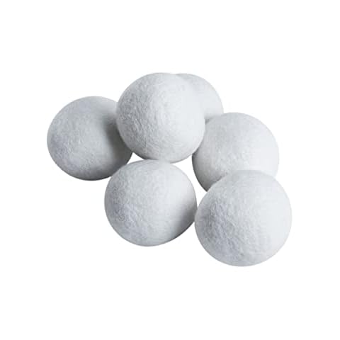 Evriholder - Dryer Balls - Wool Dryer Balls - Dryer Balls Laundry Reusable - Fabric Softener Ball - Laundry Dryer Balls - 6 Pack Cover