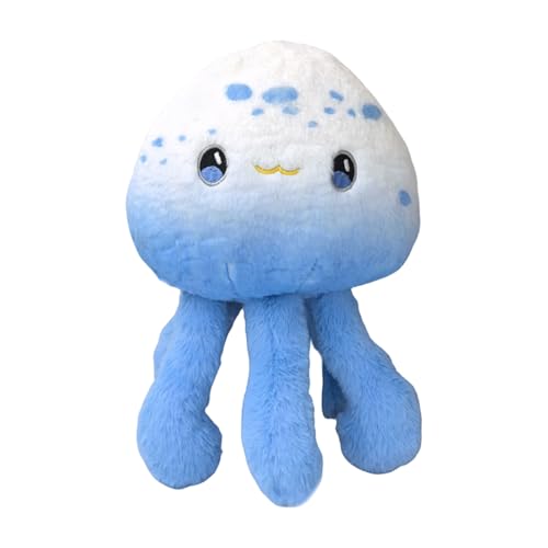 Felpa de medusa gigante | Animal de peluche suave y tierno - Juguetes medusas para cumpleaños, sofá, dormitorio, coche, adultos, niñas, niños, regalo de San Valentín