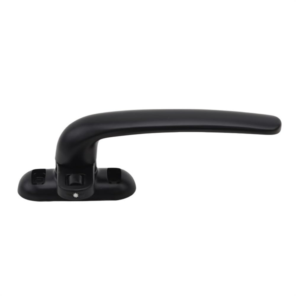 Cvhfhjtg Black Window Handle, Zinc Alloy Window Replacement Square Lock Handle Casement Outwards Left Multicolor(Black)