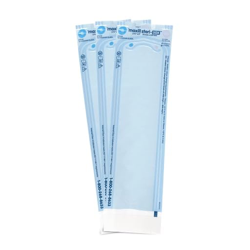 Maxill 60041 Steri-Sox Self-Sealing Sterilization Pouches 2.75 X 9 200/Box