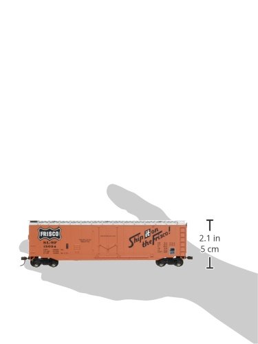 Bachmann Treni - Vagone Con Dispositivo Di Coda Lampeggiante FRED - Burlington Northern - Scala HO 1:87