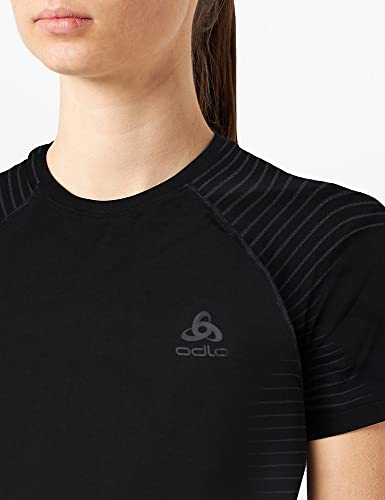Odlo Women's Performance Light Base Layer T-Shirt, Black, Large #TOP2