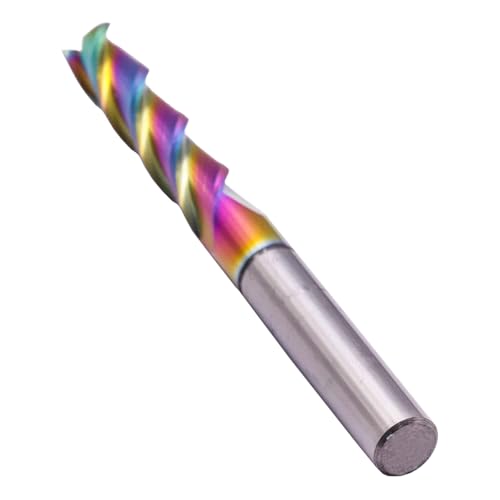 Image of 3 /8 inch 3 Flute Solid Carbide Long End Mill, 4 inch Overall Length, DLC Coated | 37 Helix, 3 /8 inch Cutting Dia, 3 /8 inch Shank Dia, 1-3 /4 inch Length of Cut, for Milling Aluminum and Copper, Square End