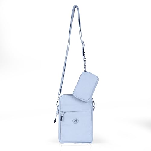 Image of BAG IN Small Crossbody Bag for Women with Detachable Pouch - Multi-Color Travel Shoulder Bag, Light weight Phone Purse with Adjustable Strap