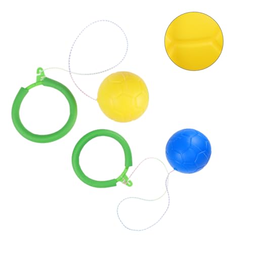 FOYTOKI Jumping Ring Toy for Boys and Girls Bounce Balls Boys and Girls Bouncer Fitness Equipment Lightweight Random