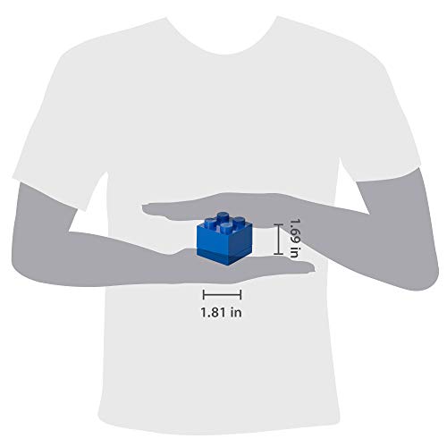Room Copenhagen Lego Mini Box, Brick 4, Blue #TOP1