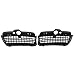 Griglia Paraurti Griglia Auto, 1 Paio Griglie Fendinebbia Paraurti Fendinebbia Laterali Cornice Fendinebbia Griglia A Rete Accessori Griglia Modifica Auto Compatibile con Golf MK3 Coniglio 1994-1996