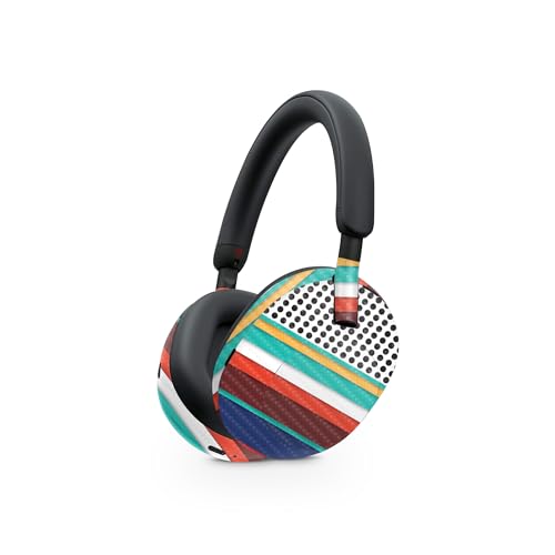 Image of MightySkins Carbon Fiber Skin Compatible with Sony WH-1000XM5 Headphones Protective, Durable Textured Carbon Fiber Finish | Easy to Apply, Remove, and Change Style