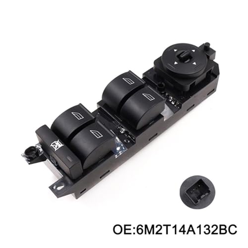 Interrupteur principal de vitre électrique Ford 6M2T14A132BC bouton commande avant - 2