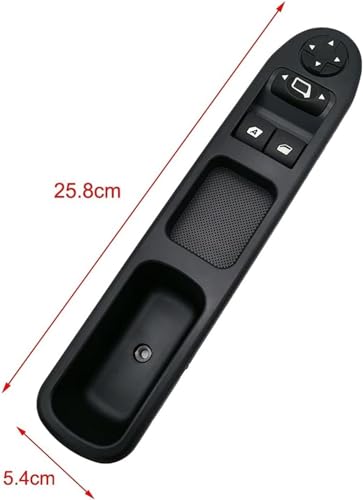 Bouton commande lève-vitre pour Peugeot 207 idéal trajets quotidiens - 3