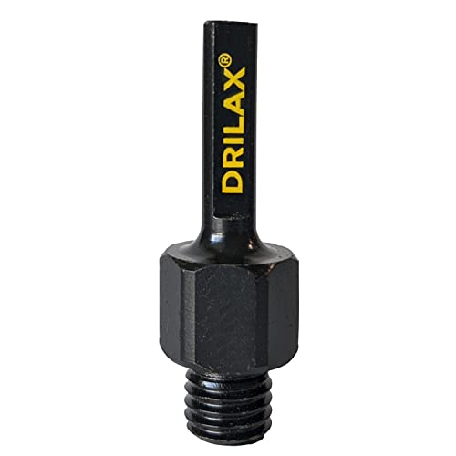 Drilax DRILAX_ADAPTER_F-TO-TRIANGLE Diamond Core Drill Bit Adapter 5/8 Inch - 11 Female Arbor To 3/8 Inch Triangle Male Shank Female Thread Back Holders To Regular Drill thumb #6