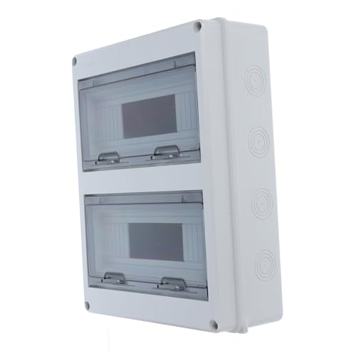Boîte de distribution étanche contre les pannes de courant extérieures coffret robuste transparent