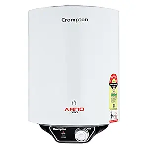 Crompton Arno Neo 15-L 5 Star Rated Storage Water Heater (Geyser) with Advanced 3 Level Safety (White) National Energy Conservation Award Winner 2023