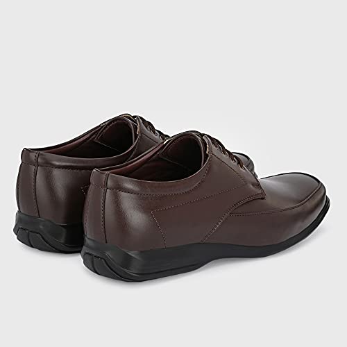 Image of Centrino Men's Formal Shoe |Elegant Lace Up Derby for Business & Casual Wear | Premium Craftsmanship for a Stylish & Sophisticated Look | Cushioned Insole for All-Day Comfort & Support (8657)