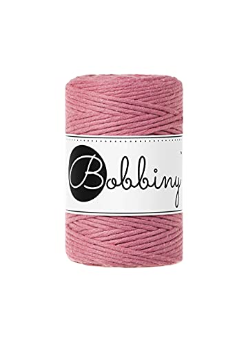 Bobbiny Corde Macramé Peignée Baby 1,5mm (Blossom) 100m