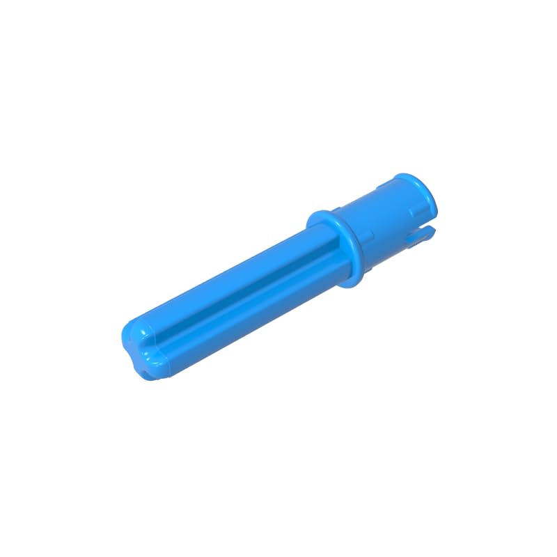 Gobricks Shaft Bolt Connection Technic Axle Pin 3L with Friction Ridges Lengthwise and 2L Axle 18651 GDS-930 50Pieces Compatible with Lego Classic Bulk Toy MOC Color:Dark Azure