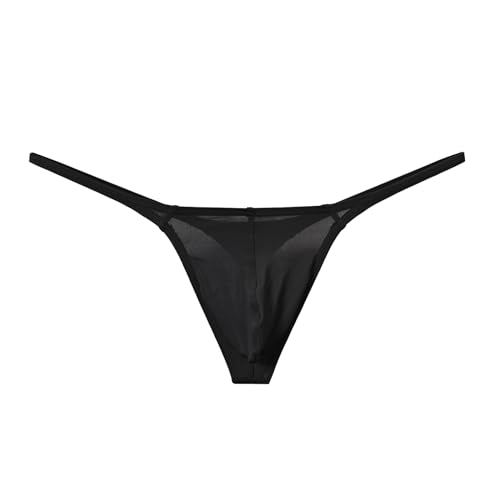 Mens Gstring Nylon Thongs Sexy Low Rise Bulge Pouch G-string 3 Pack2