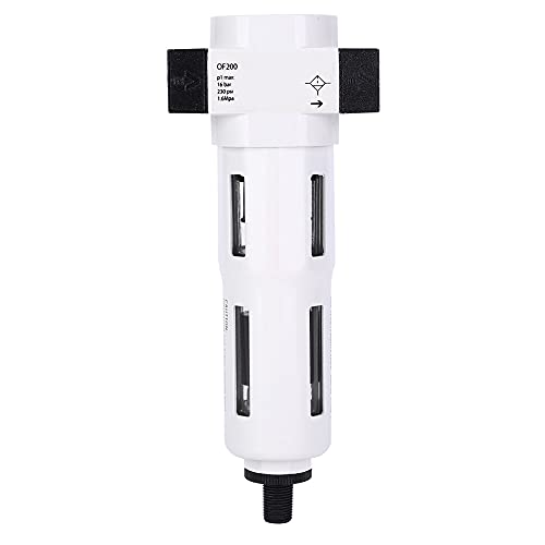 Luchtbehandeling, Olie Water Separator 10μm Pneumatische Compressor Aluminium voor Luchtsysteem (OF200-06 G1/8 inch)