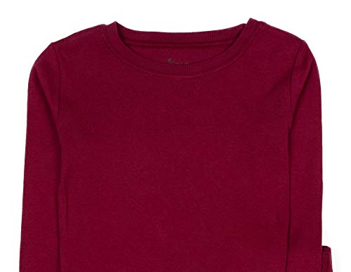 Leveret Kids Pajamas Boys & Girls Solid Colors 2 Piece Pajama Set 100% Cotton (Size 2-14 Years)3