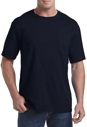 Harbor Bay by DXL Men's Big and Tall Sweat Resistant Pocket T-Shirt