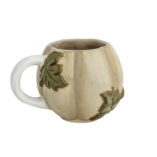 Mug calabaza con asa hoja color topo miniatura 1