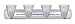 Besa 4WZ-NICO5GL-LED-CR Contemporary Modern Four Light Wall Sconce from Nico Collection in Chrome Finish,