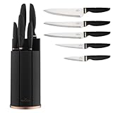 Karaca Proof Cut 6-teiliges Messerset, Stahl, Küchenmesser, Einfach zur Reinigung, Elegant Design, Scharf Messerset, Praktisch und Strapazierfähig, Professional Messer