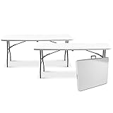 table reception ronde Dimensions d'une table dépliée : Longueur 180 x largeur 70 x Hauteur 73 CM - Structure acier