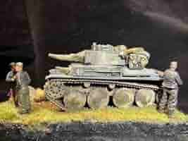 ジオラマ　ティーガー1 ティーガーi Tiger Ⅰ 1/35 冬季ジオラマ - メルカリ
